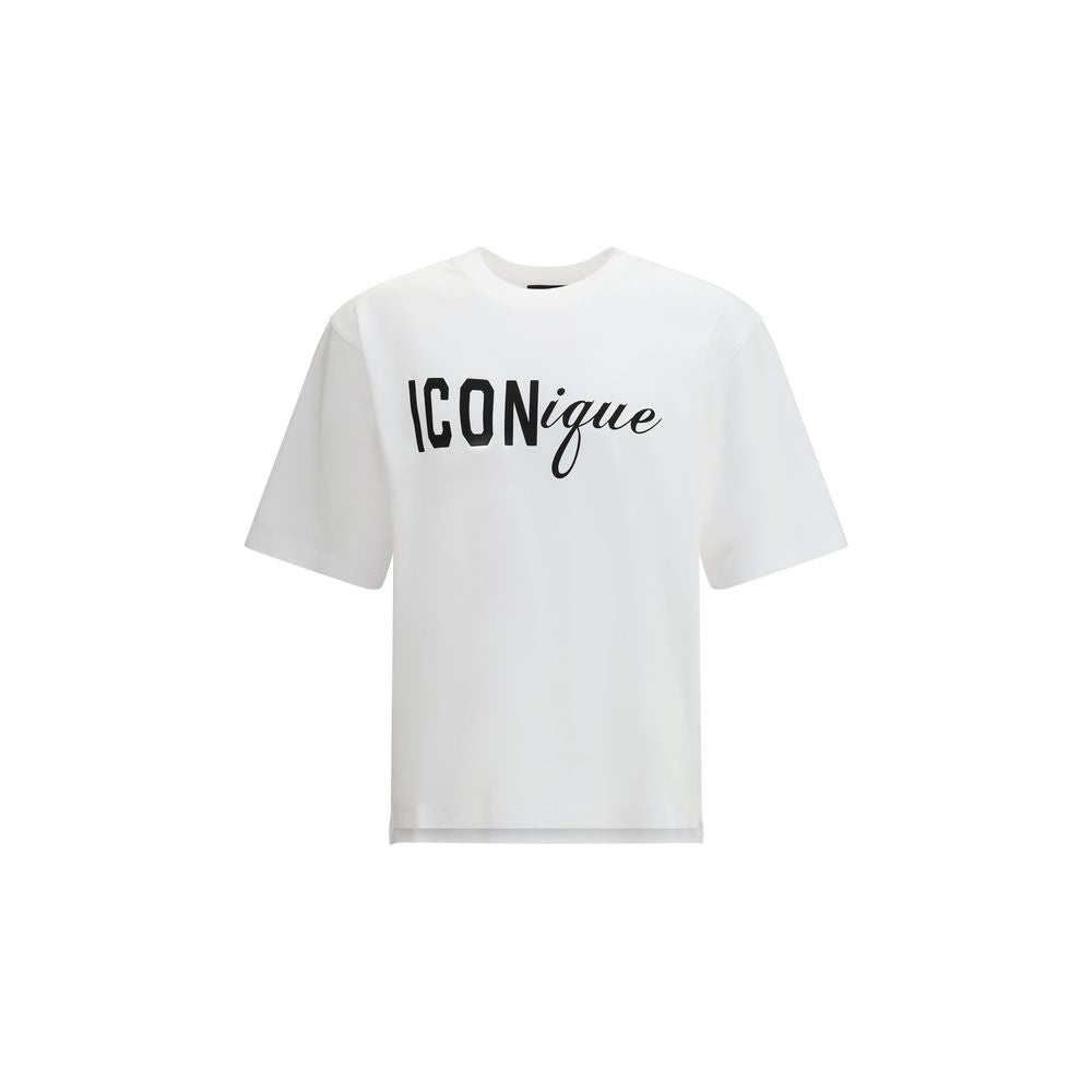 Dsquared² White Cotton T-Shirt-1