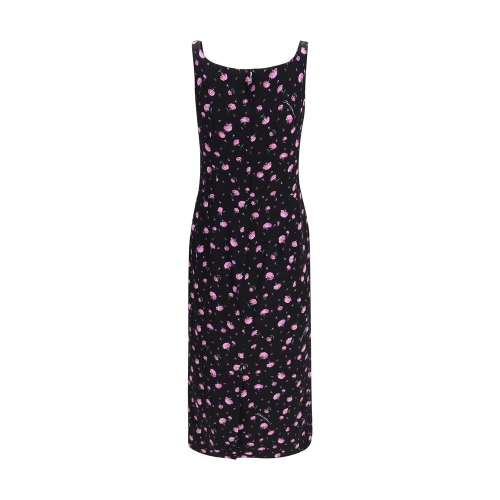 Dolce & Gabbana Mehrfarbiges Seiden-Freizeitkleid-2