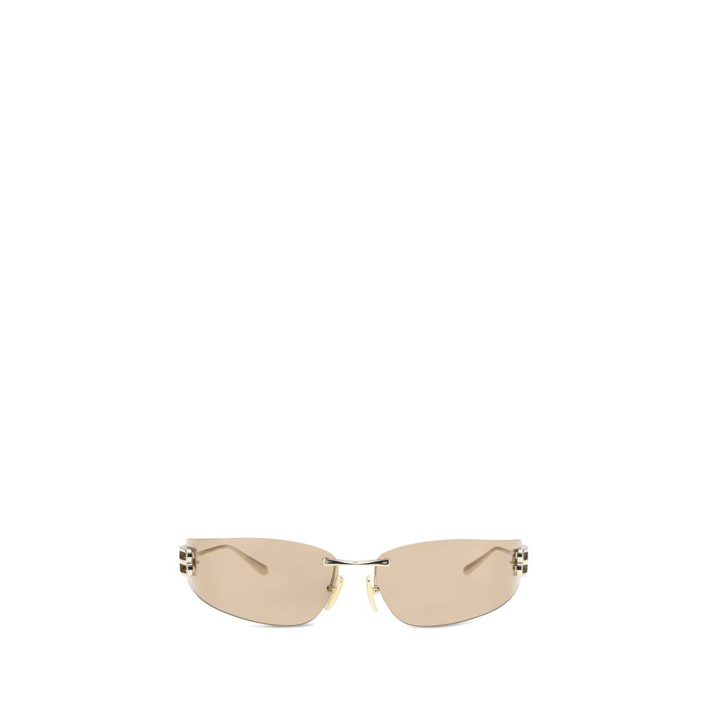 Balenciaga sunglasses in gold metal-1