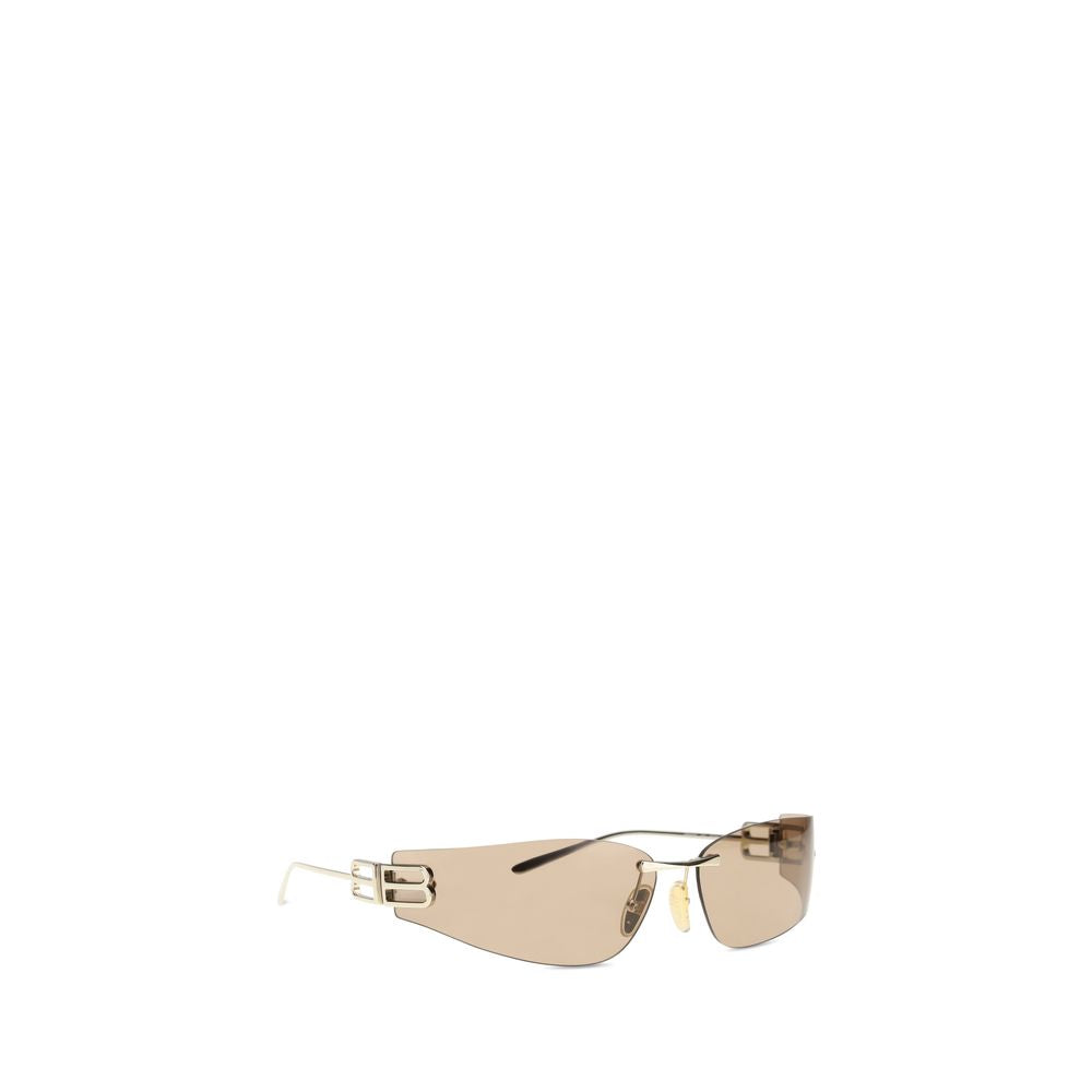 Balenciaga sunglasses in gold metal-2