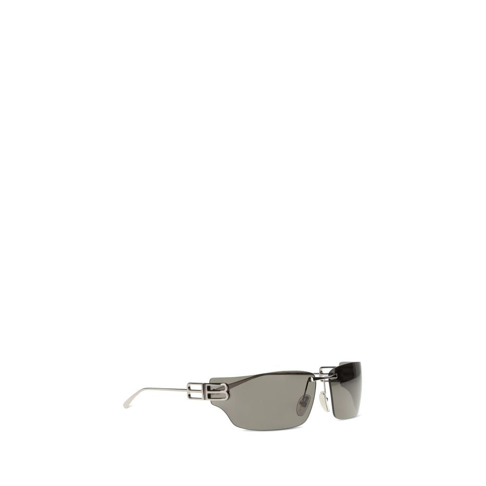 Balenciaga Sonnenbrille aus silbernem Metall-2