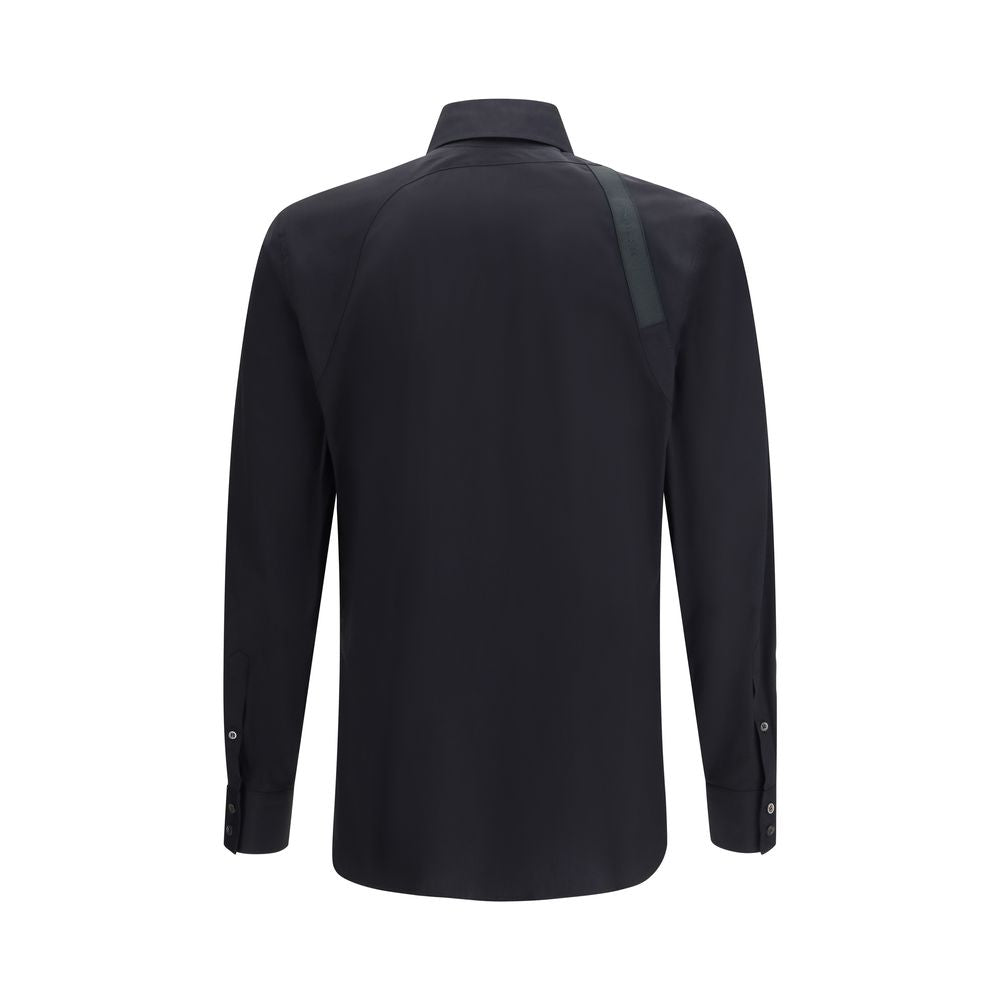 Alexander McQueen Schwarzes Baumwollhemd-2