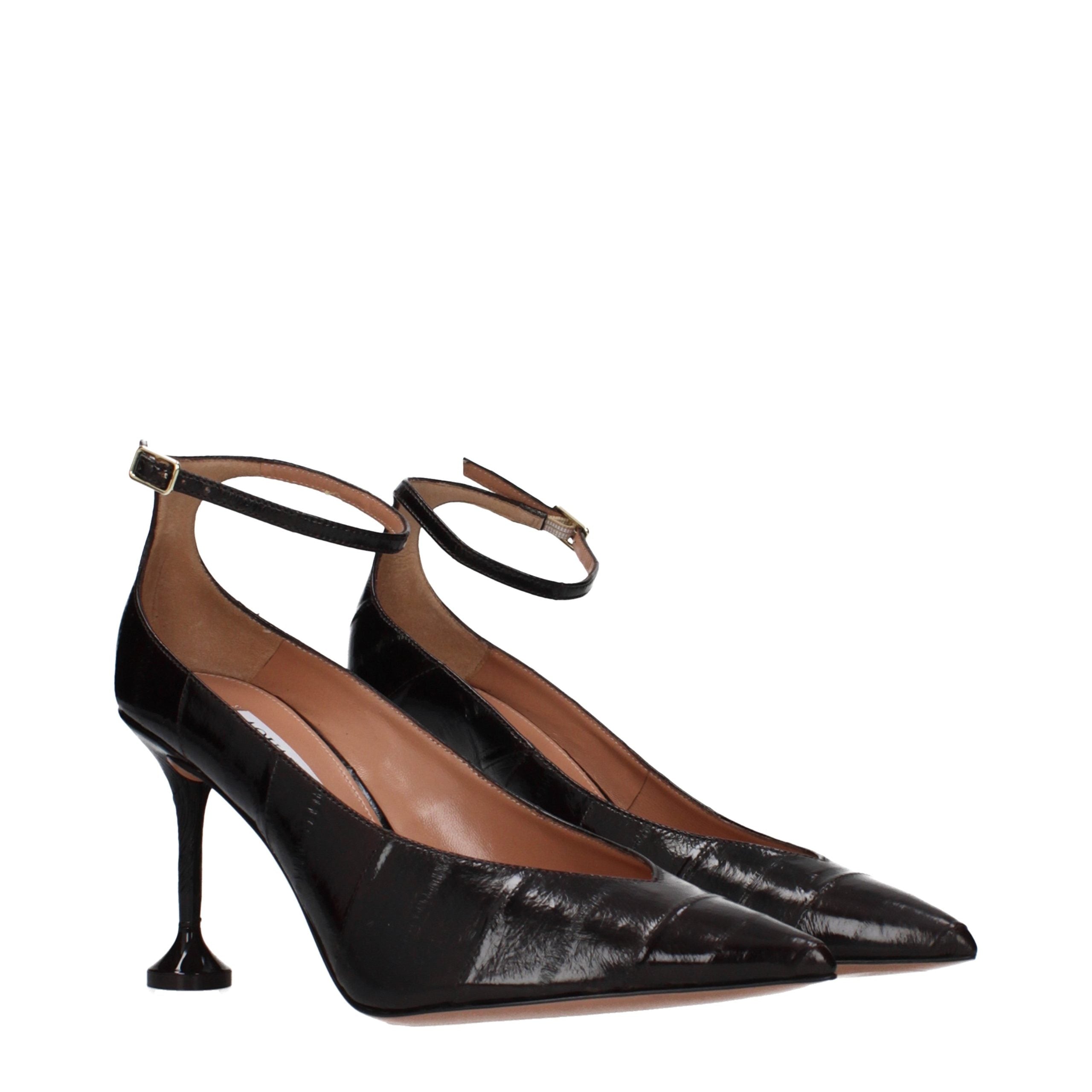 Aquazzura Braune Leder Pumps mit hohem Absatz-2
