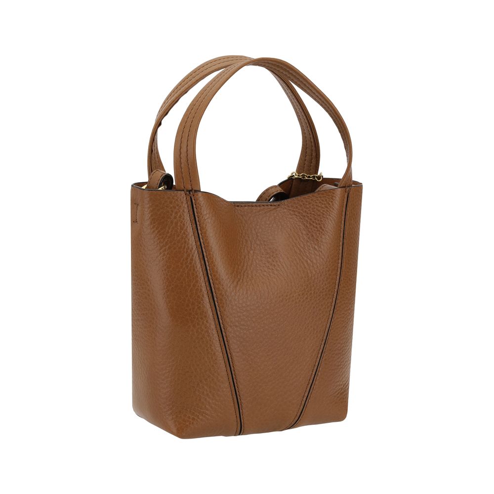Chloé Braune Kalbsleder Bos Taurus Schultertasche-3
