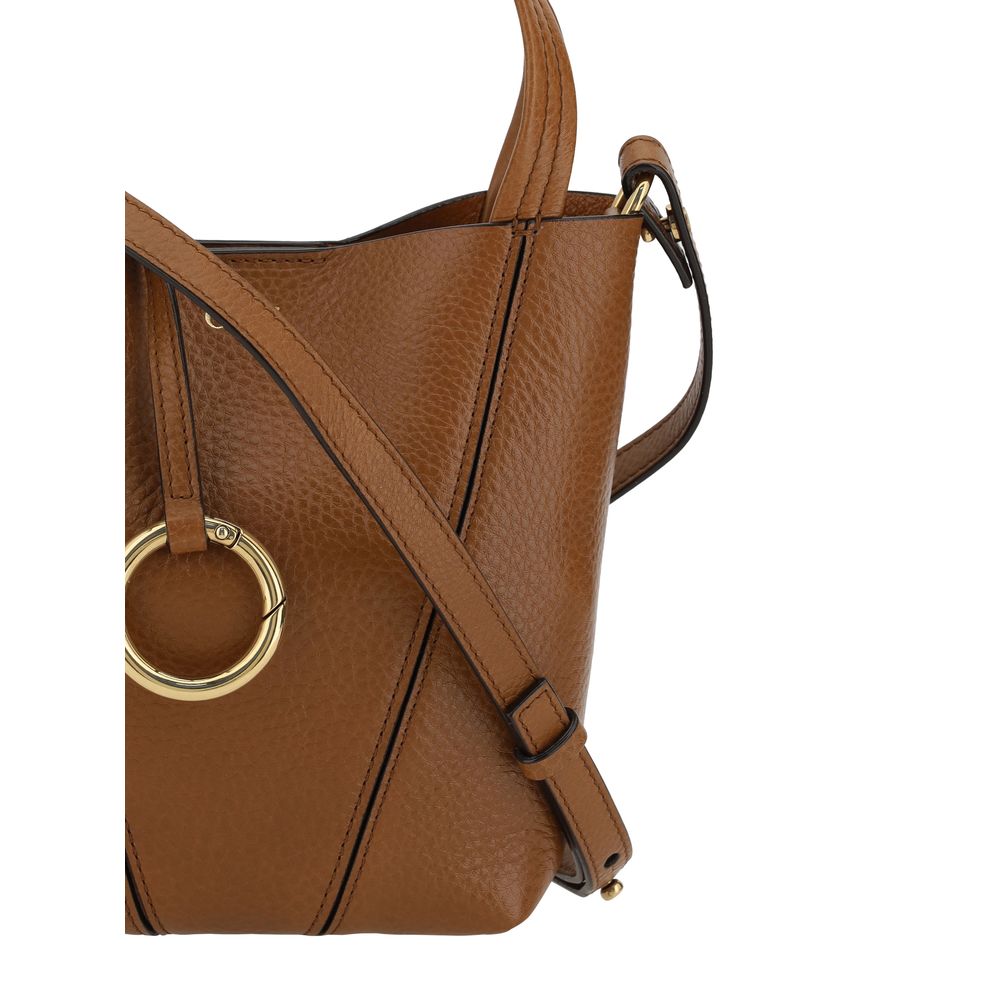 Chloé Braune Kalbsleder Bos Taurus Schultertasche-4