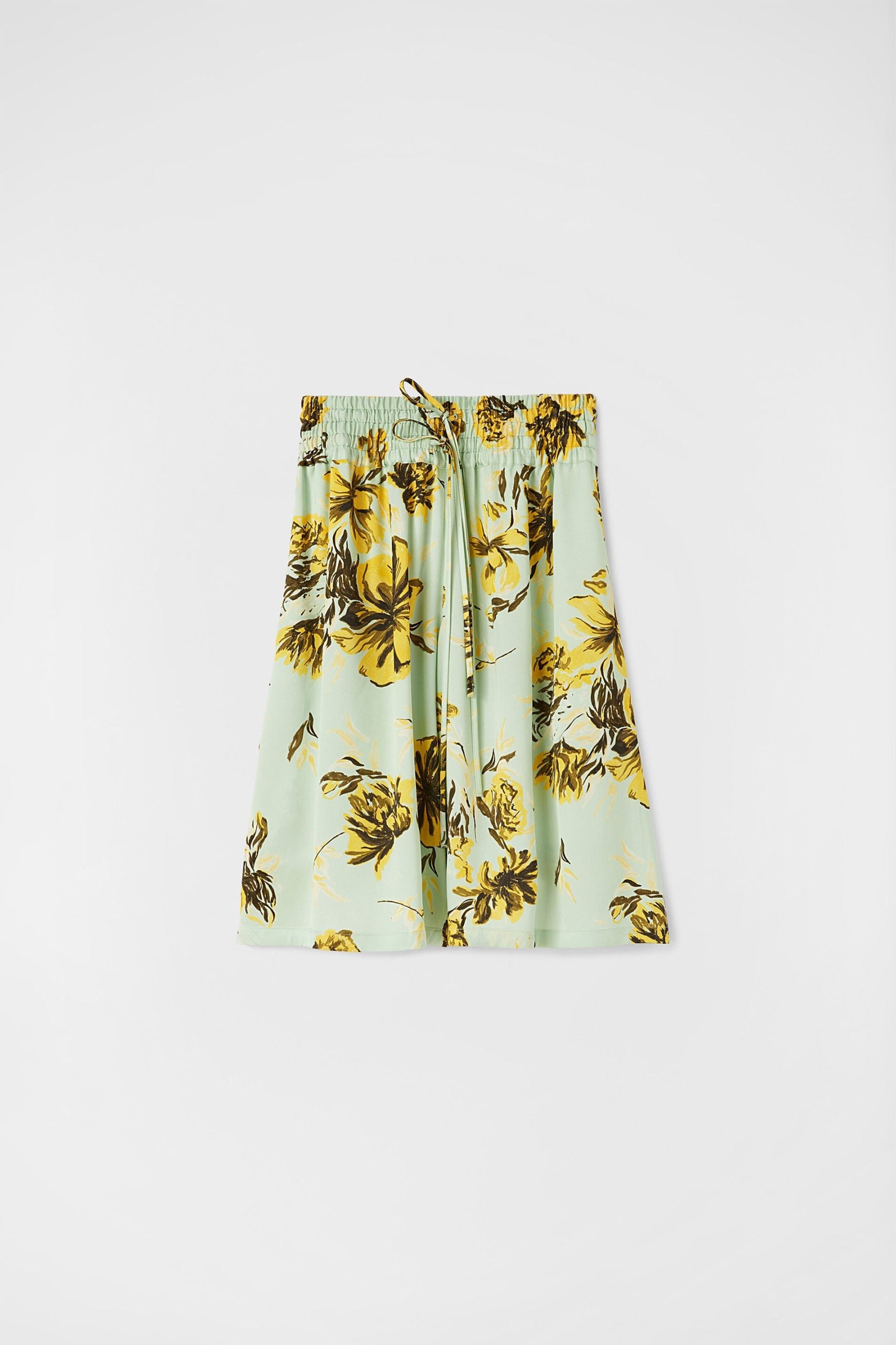 Jil Sander Langer Rock aus grünen Fasern