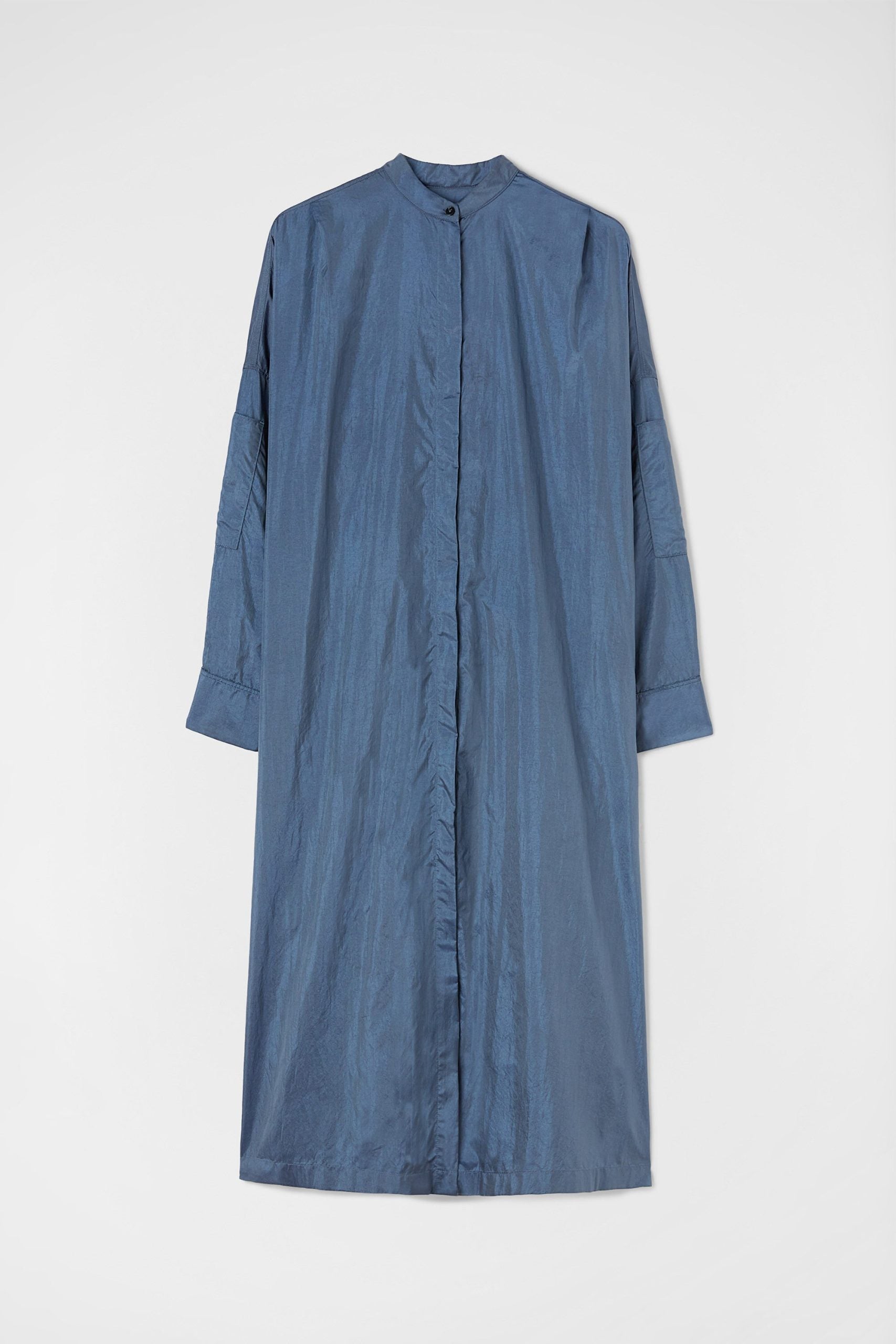 Jil Sander Blaues Strickkleid