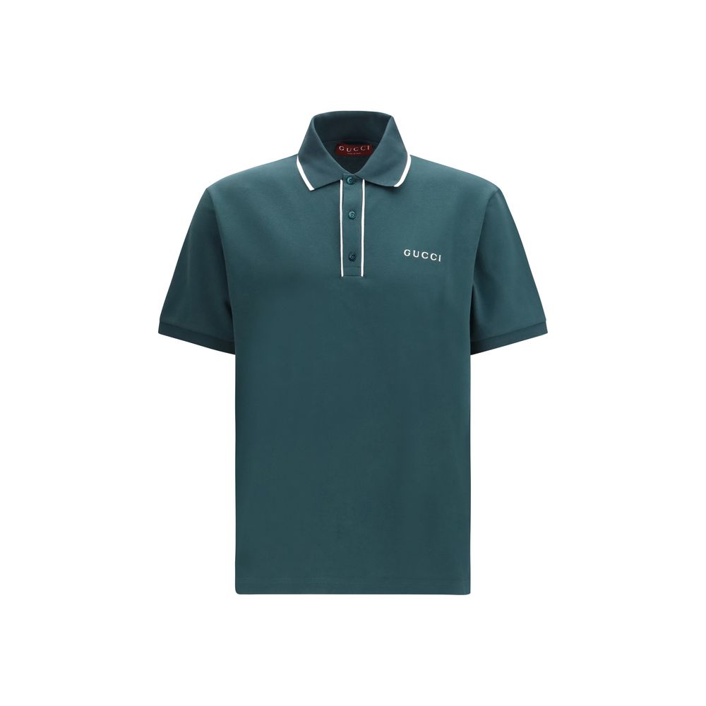 Gucci Bicolor Cotton Polo Shirt-1