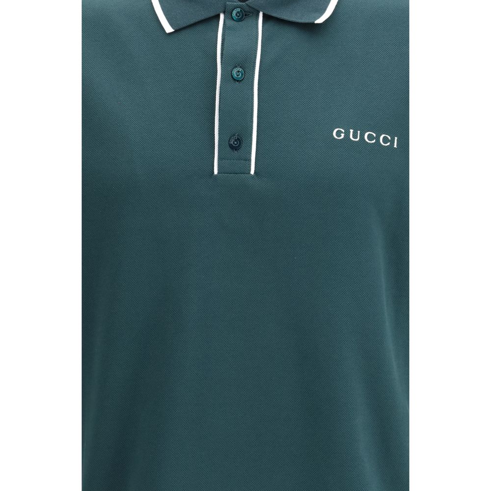 Gucci Bicolor Cotton Polo Shirt-3