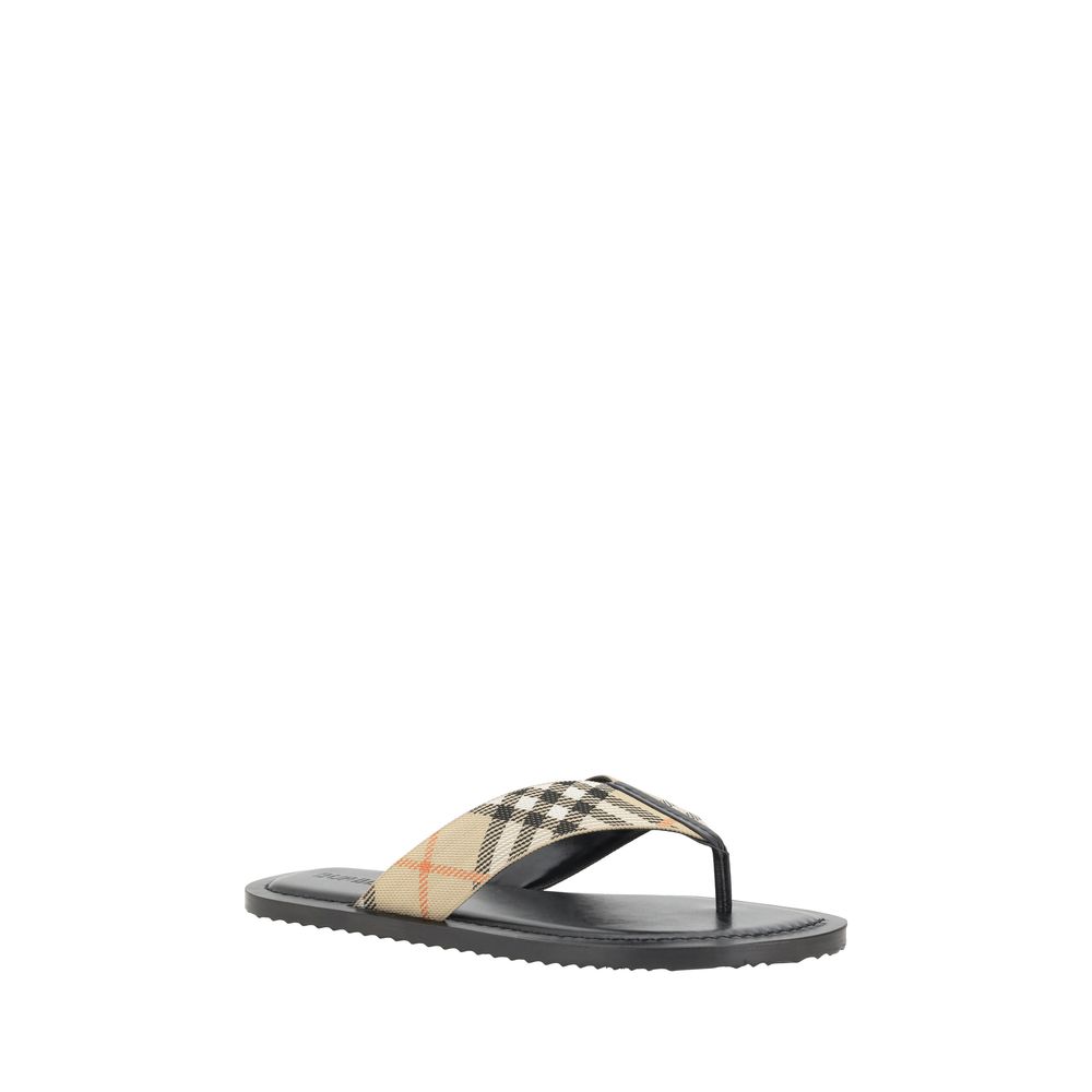 Burberry multicoloured flip-flop sandals made of polyamide-2