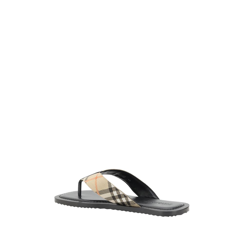 Burberry multicoloured flip-flop sandals made of polyamide-3