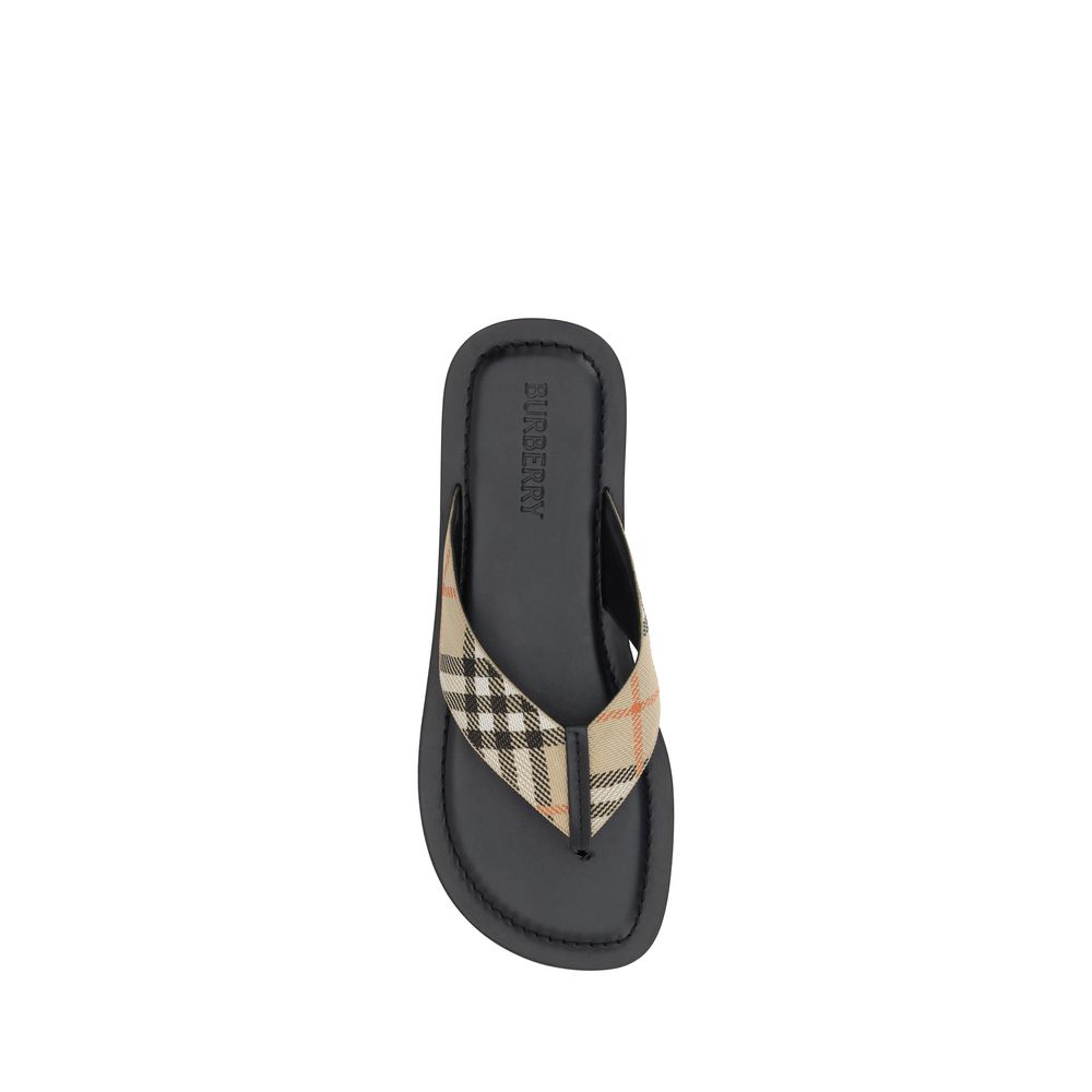 Burberry multicoloured flip-flop sandals made of polyamide-4