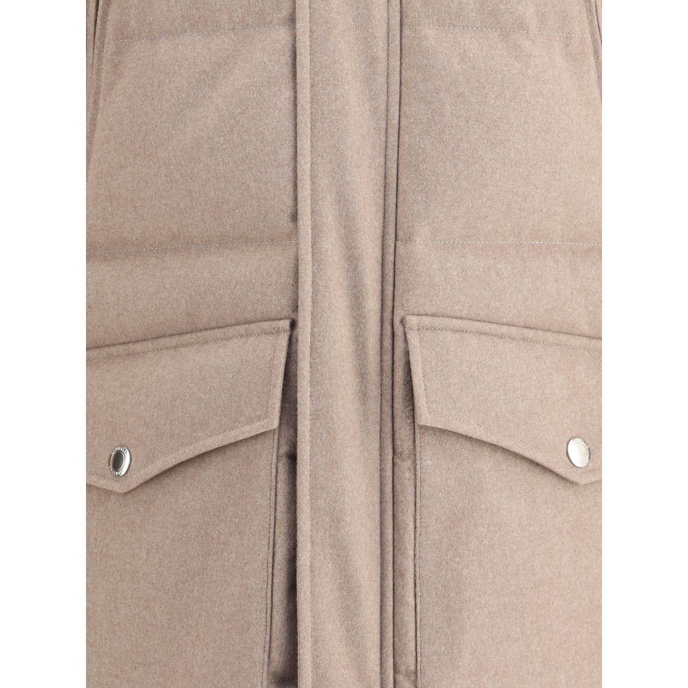Brunello Cucinelli Beige Wool Clothing-3