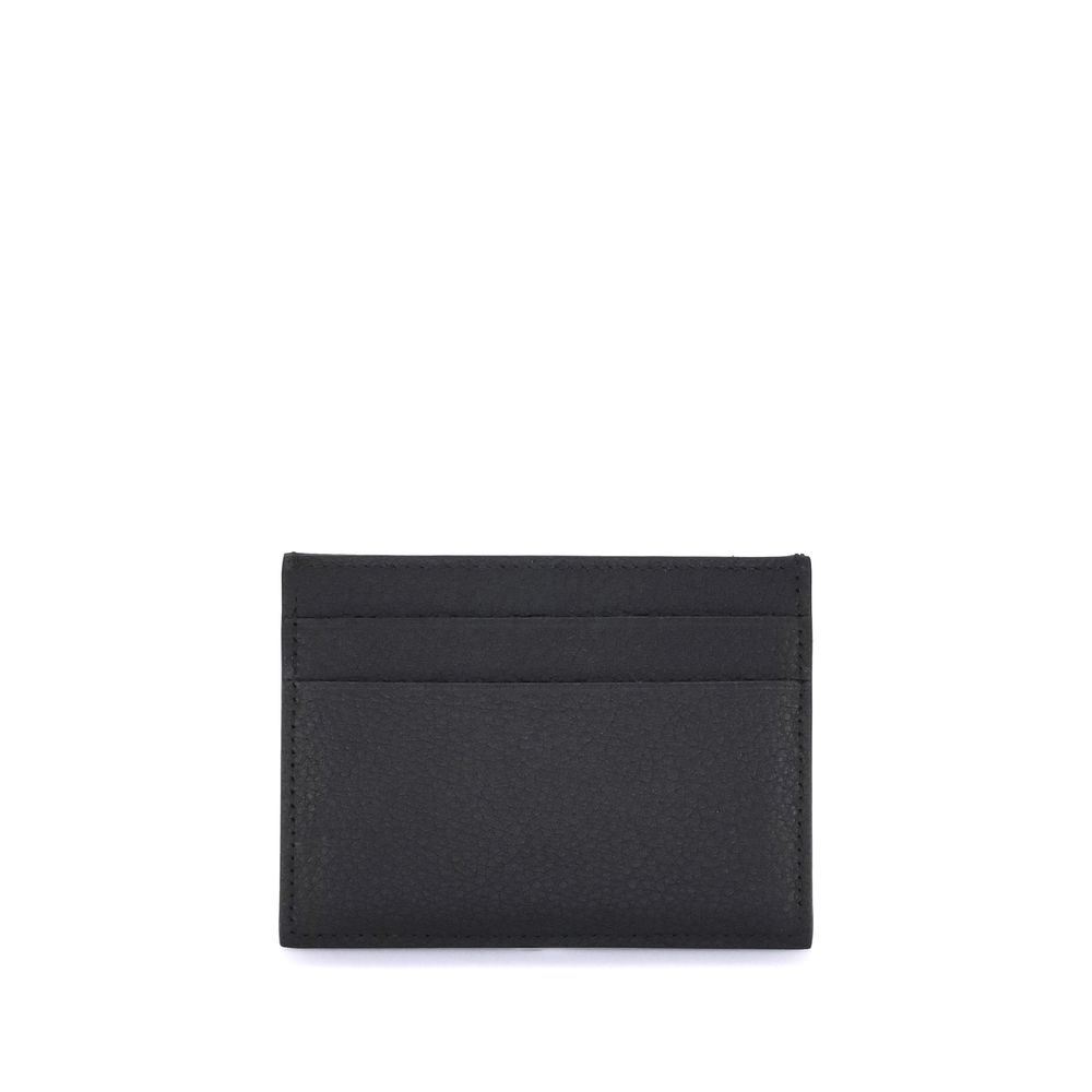 Balenciaga Schwarzes Kalbsleder Bos Taurus Portemonnaie-2