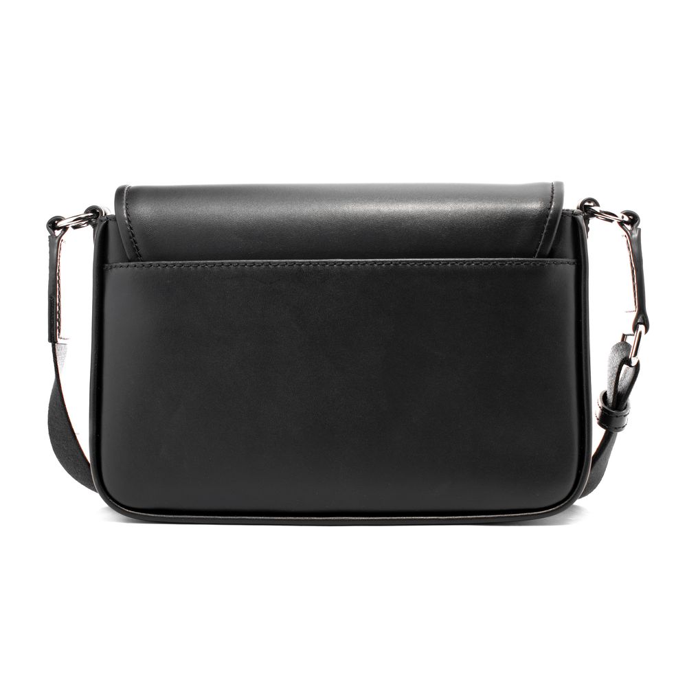 Michael Kors Schwarze Leder Umhängetasche-2