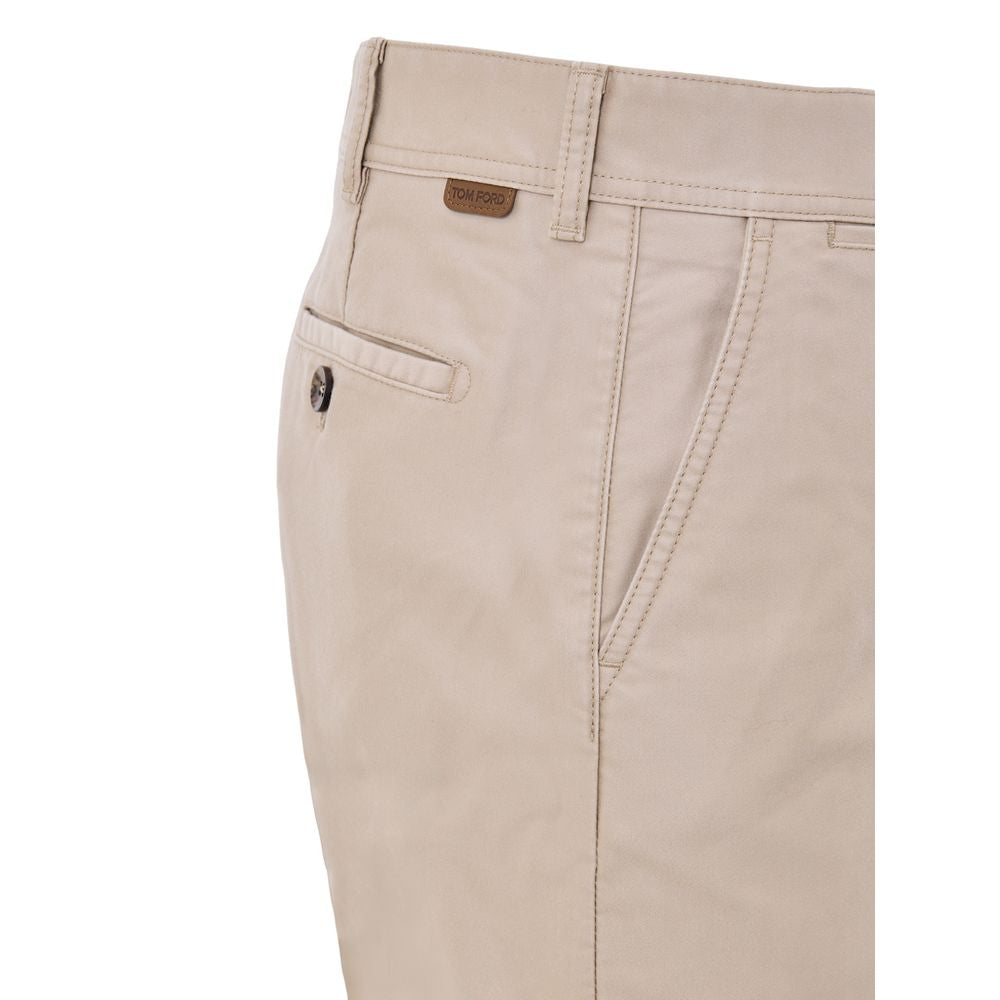 Tom Ford Beige Baumwoll-Chino-Hose-3
