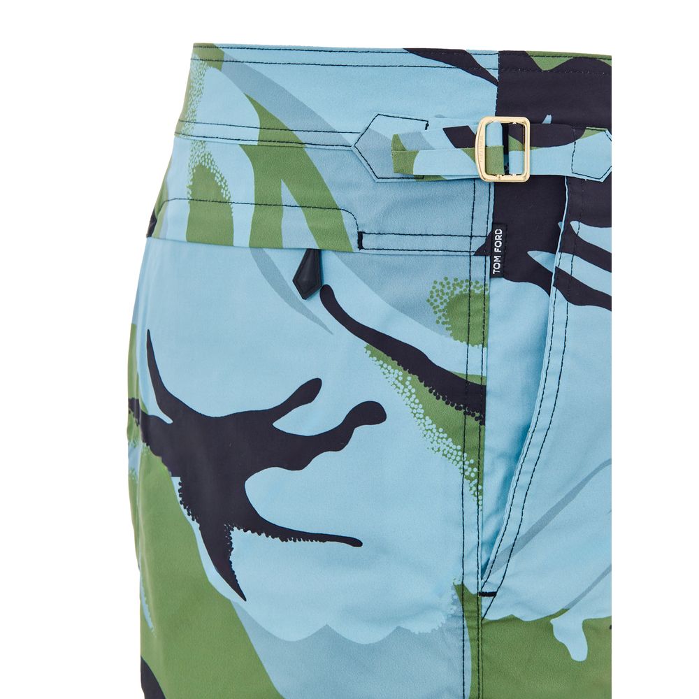 Tom Ford Multicolor Polyamide Swim Shorts-4