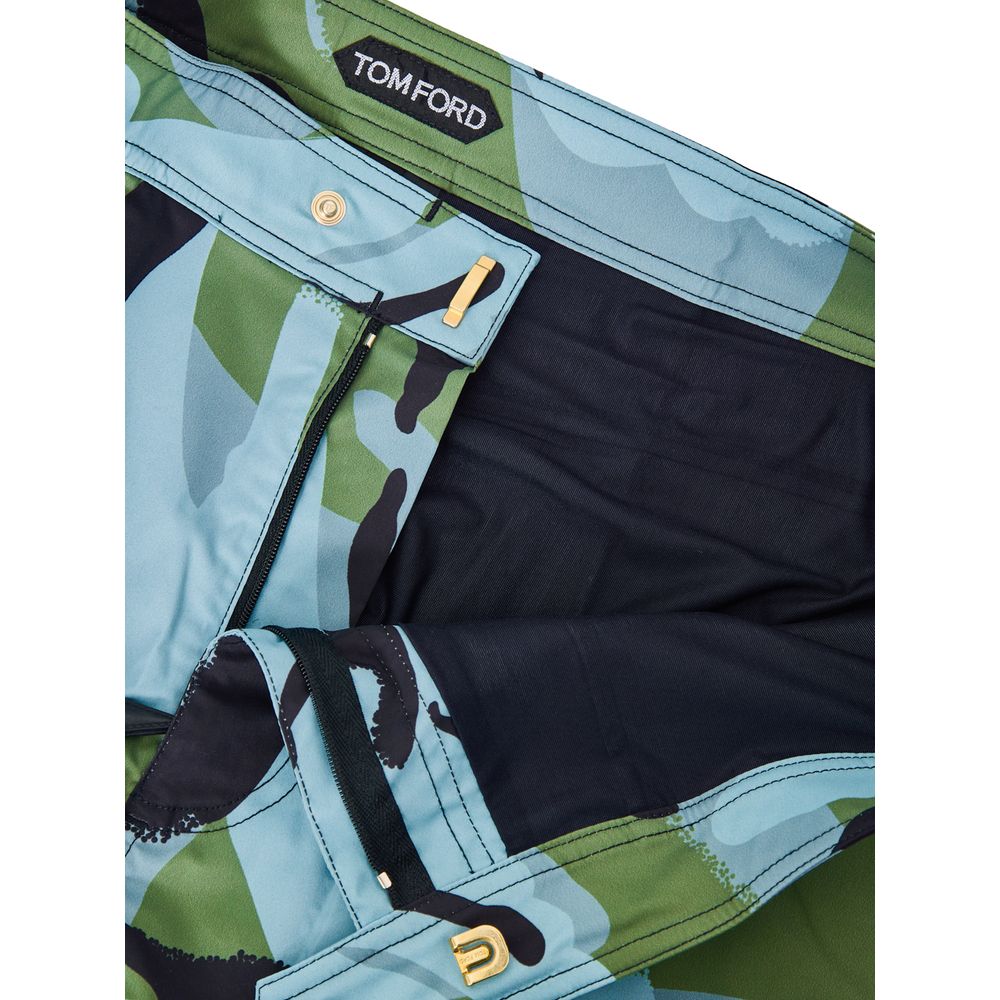 Tom Ford Multicolor Polyamide Swim Shorts-6
