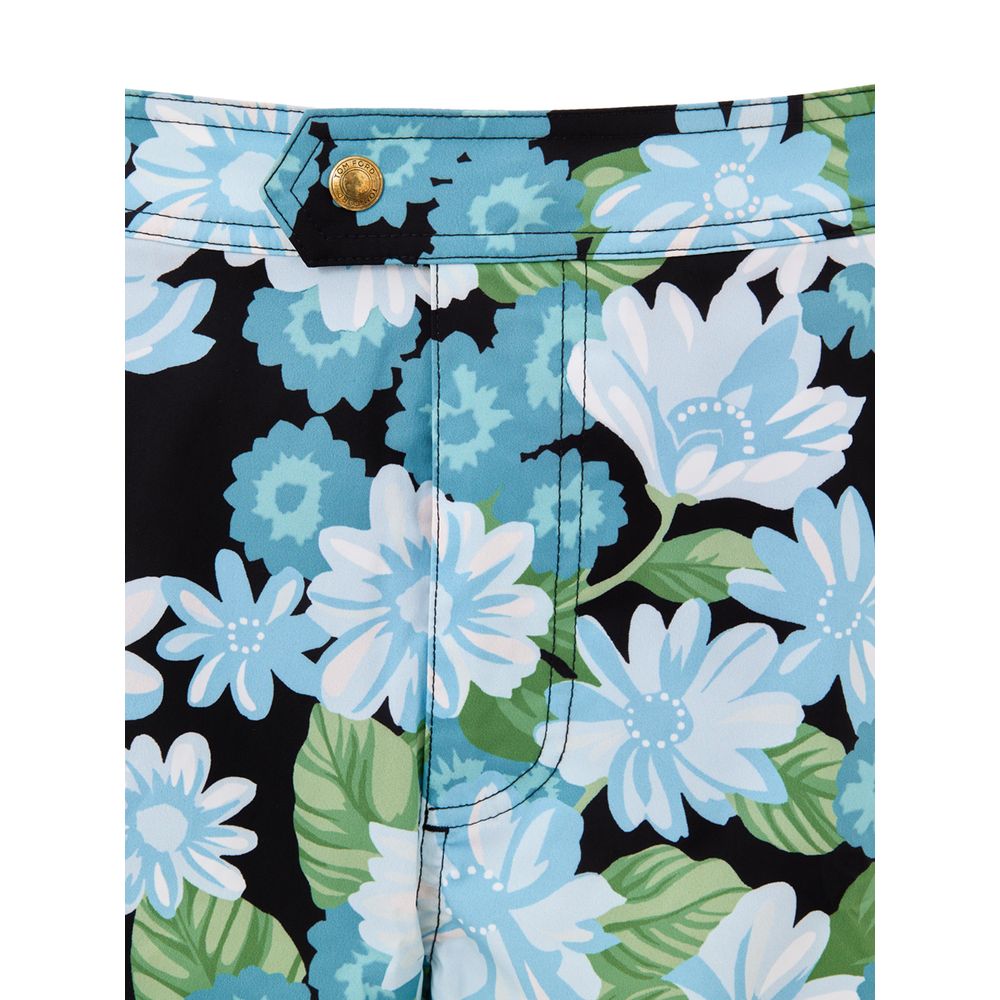 Tom Ford Blue Polyamide Swim Shorts-4