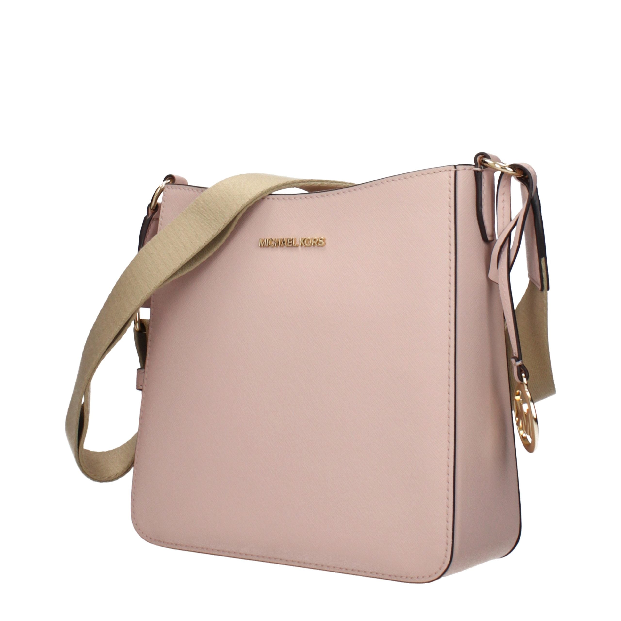 Michael Kors Schultertasche aus pinkfarbenem Leder-2