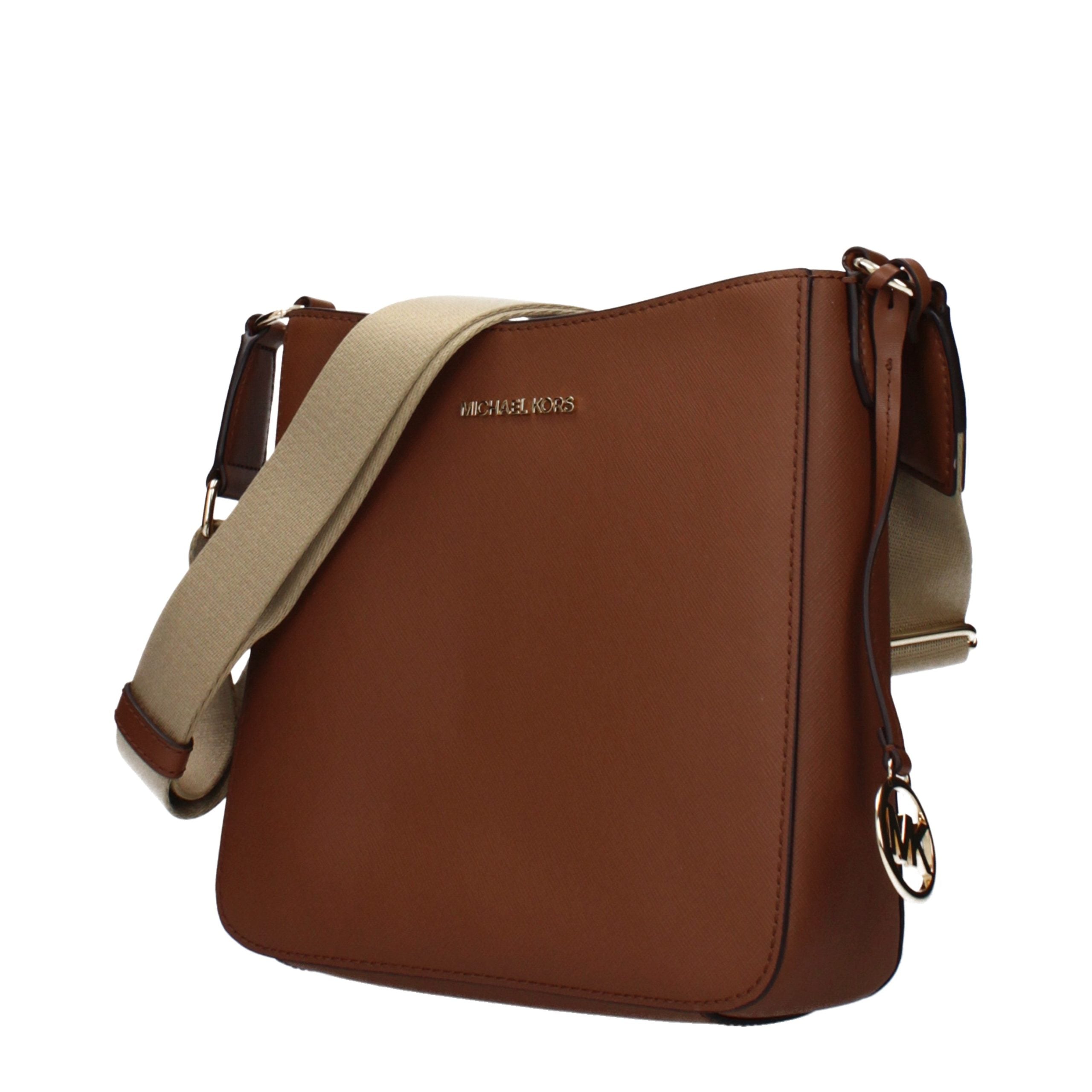 Michael Kors Braune Leder Schultertasche-2