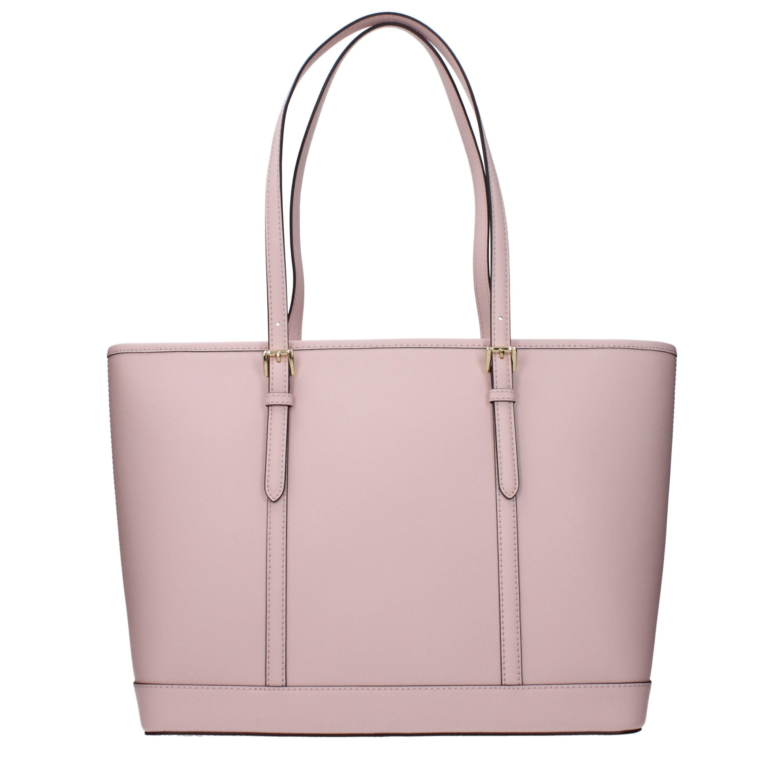 Michael Kors Schultertasche aus pinkfarbenem Leder-3