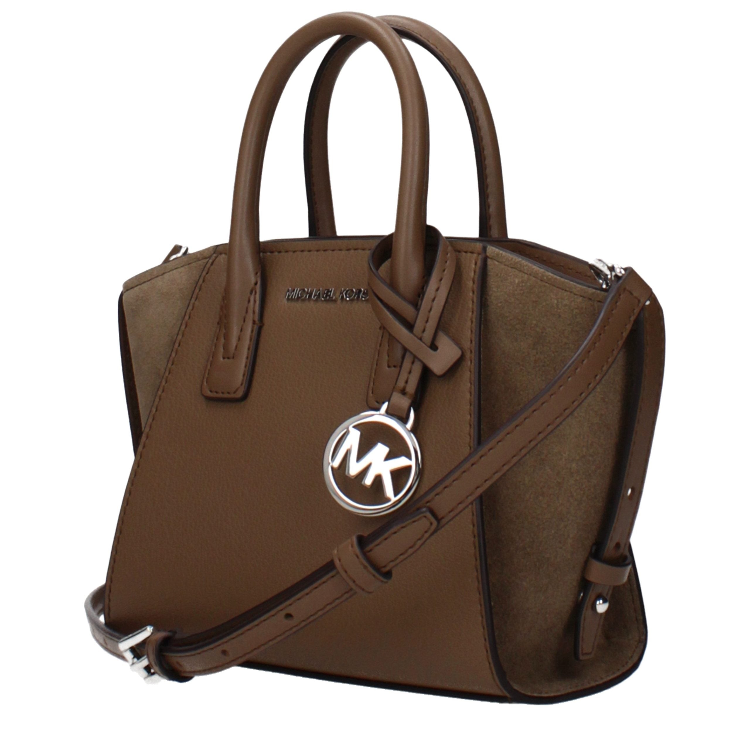Michael Kors Braune Lederhandtasche-2