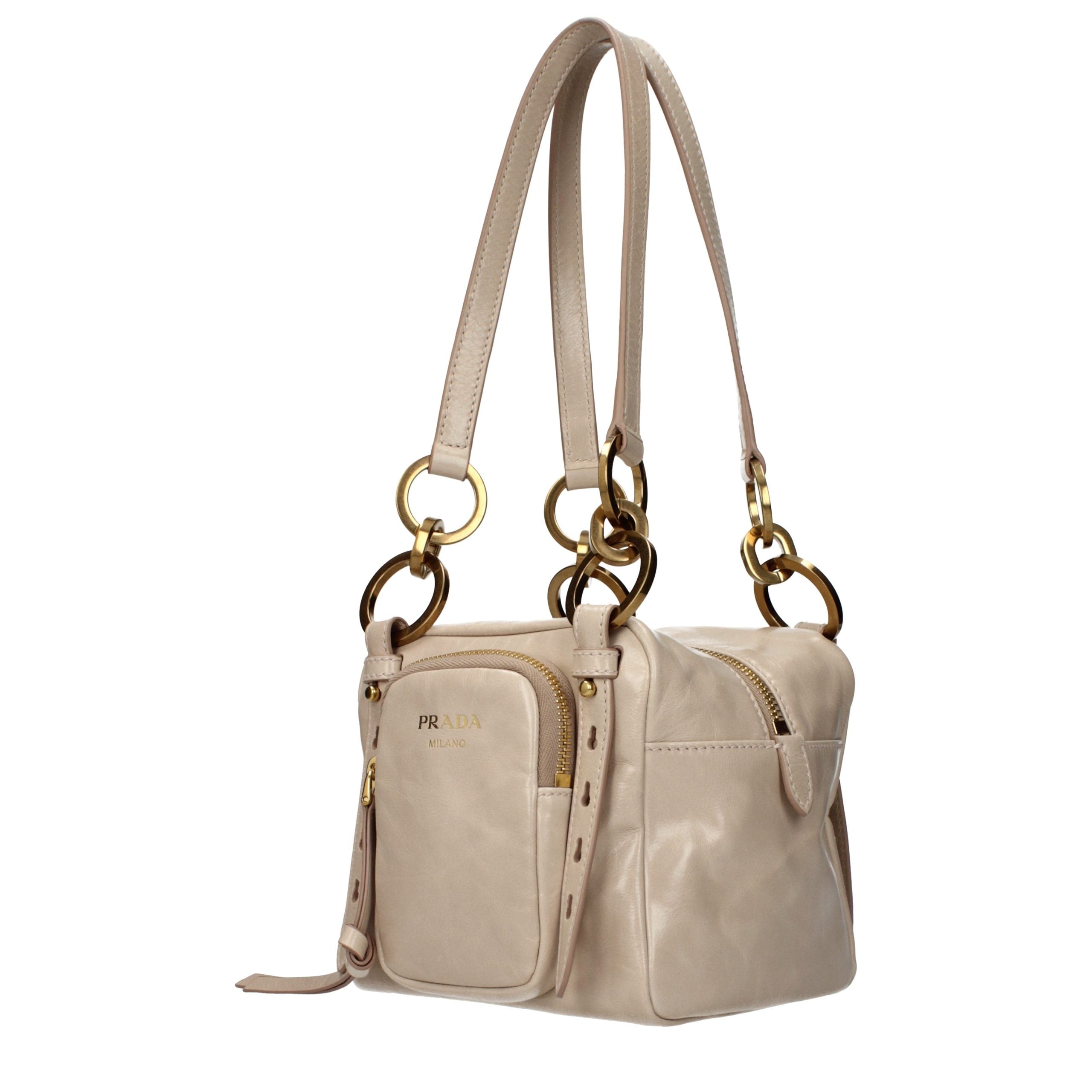 Prada Schultertasche aus pinkfarbenem Leder-2