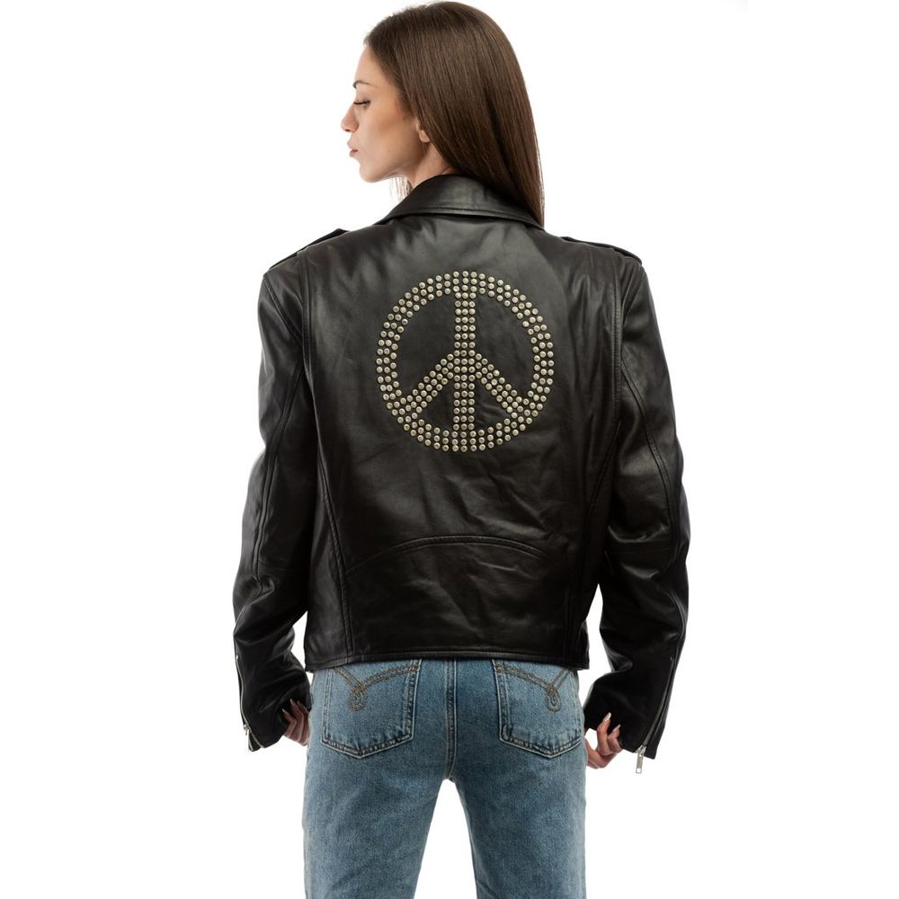 Moschino Black Leather Jacket-3