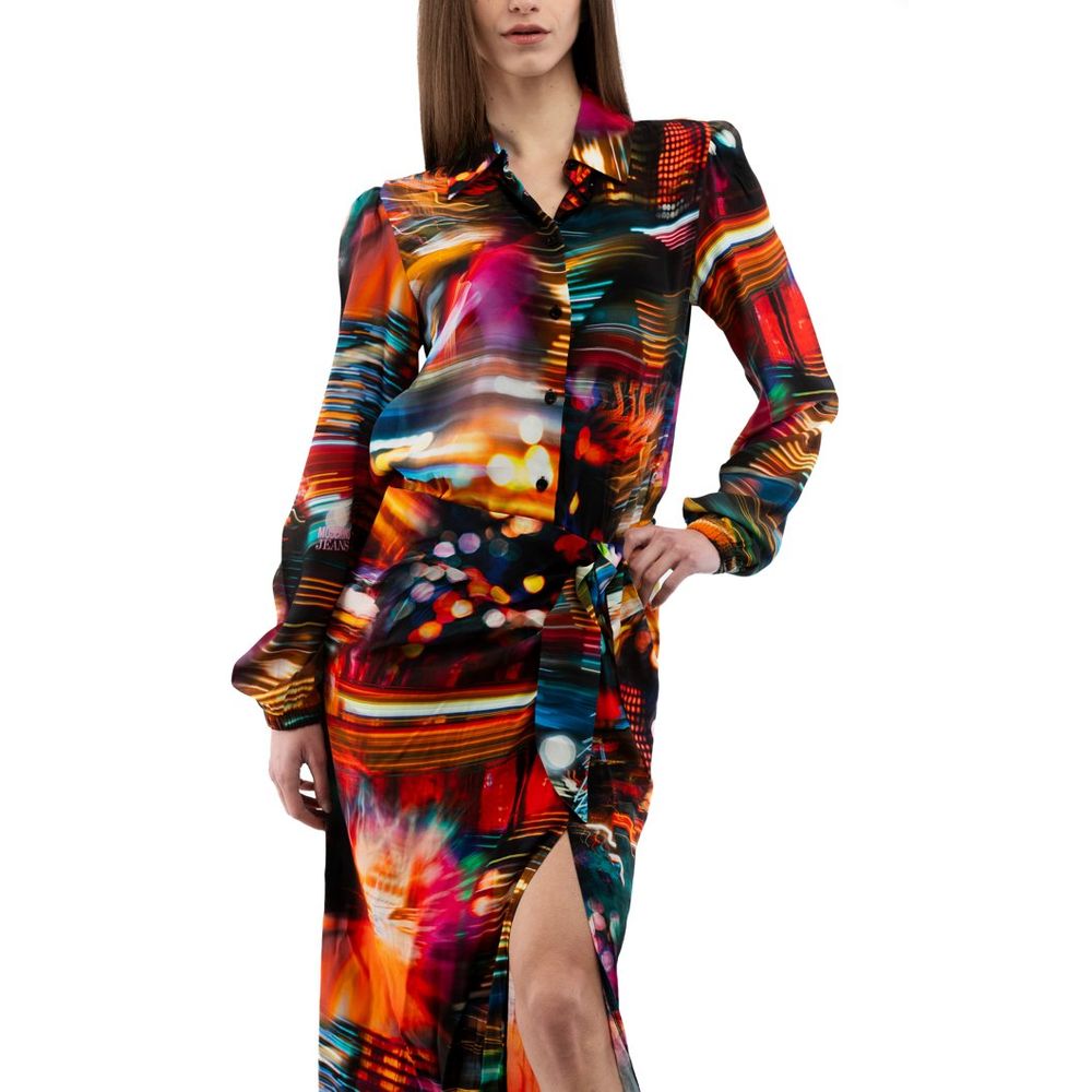 Moschino multicoloured viscose casual dress-2