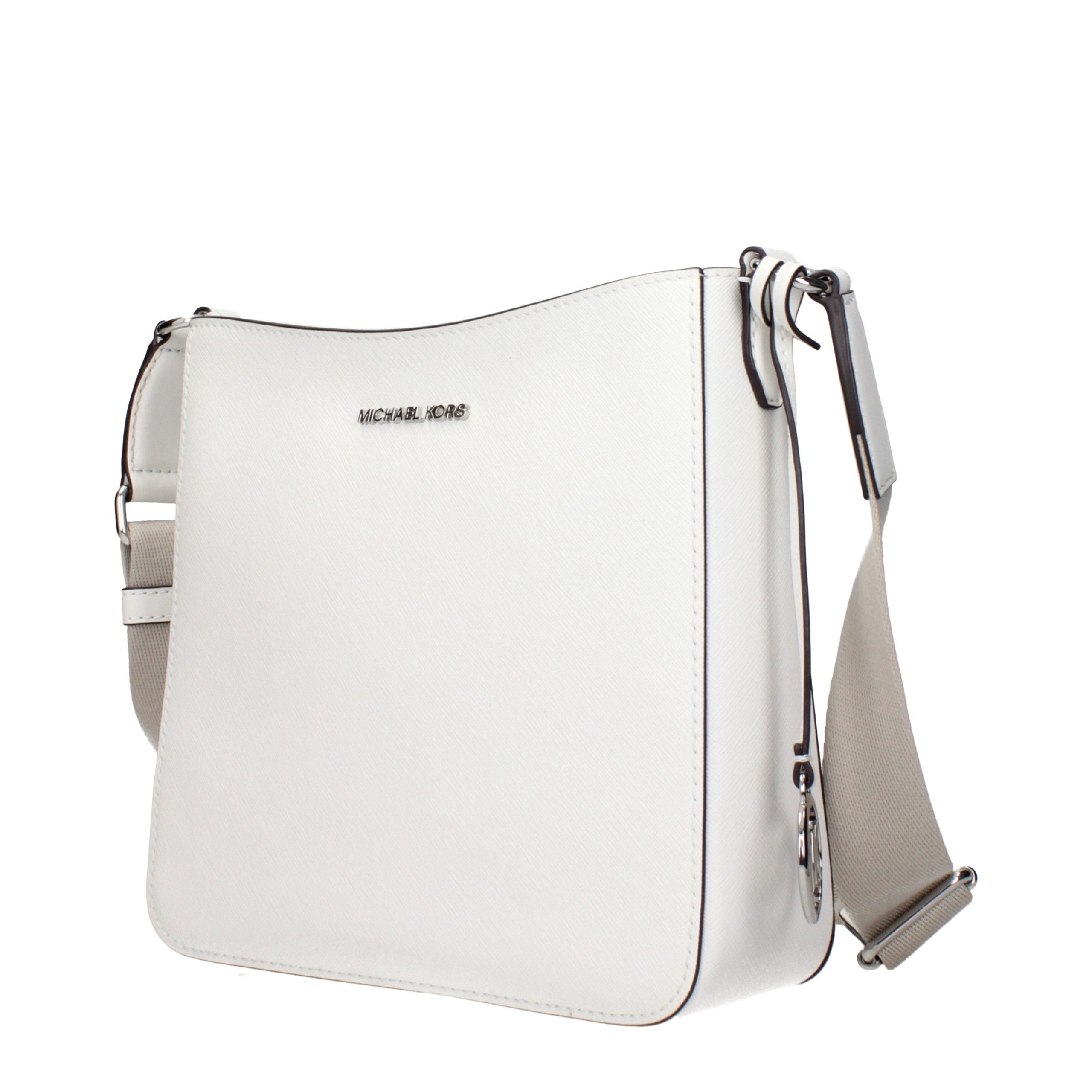 Michael Kors Weiße Leder Schultertasche-2