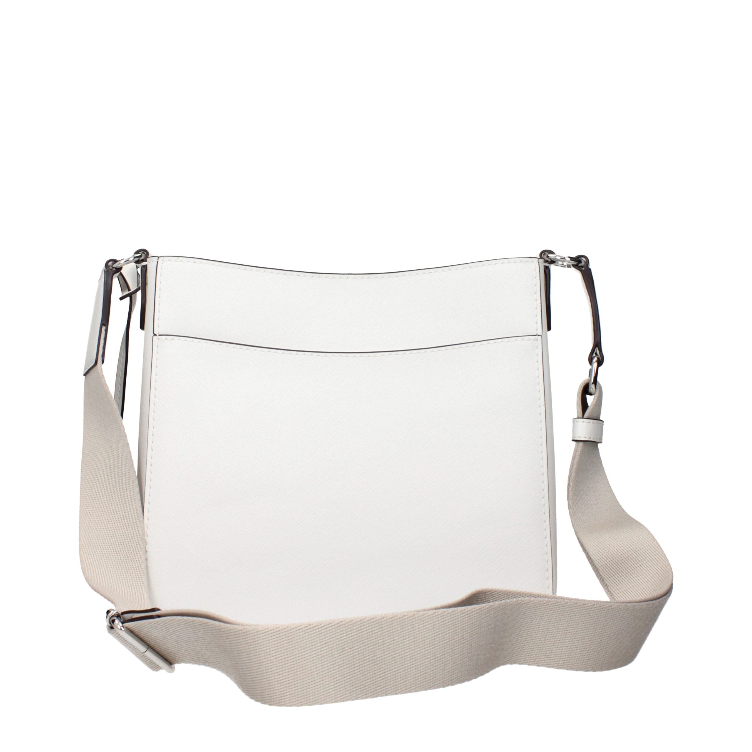 Michael Kors Weiße Leder Schultertasche-3