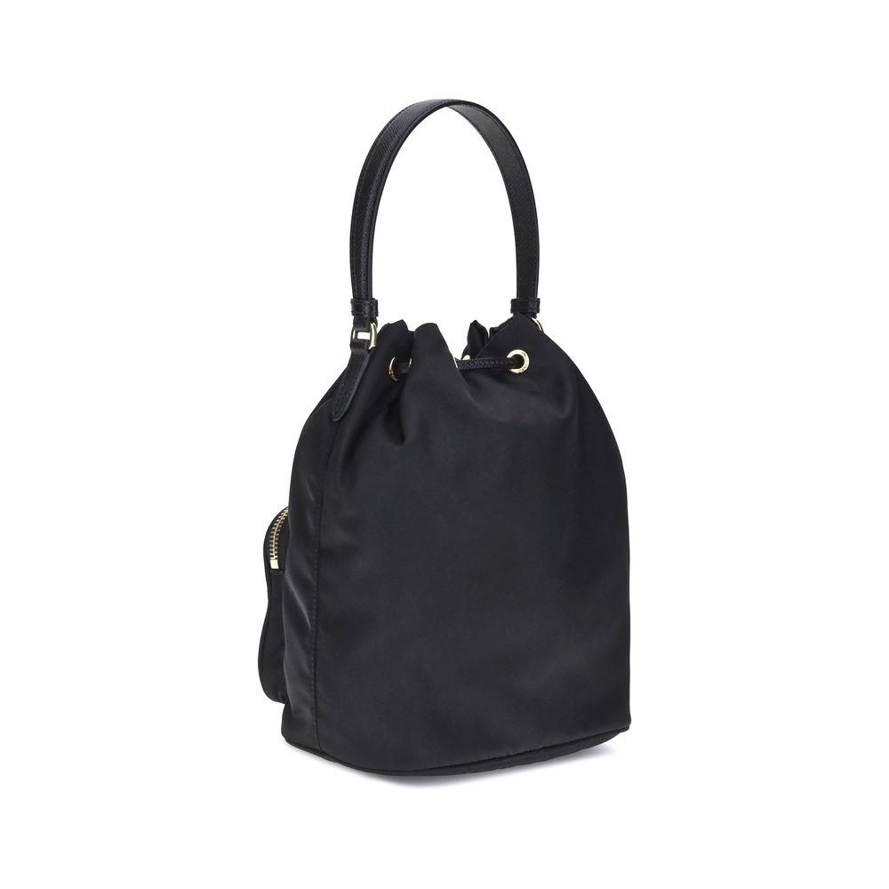 Prada Schwarze Bucket Bag aus recyceltem Polyamid-3