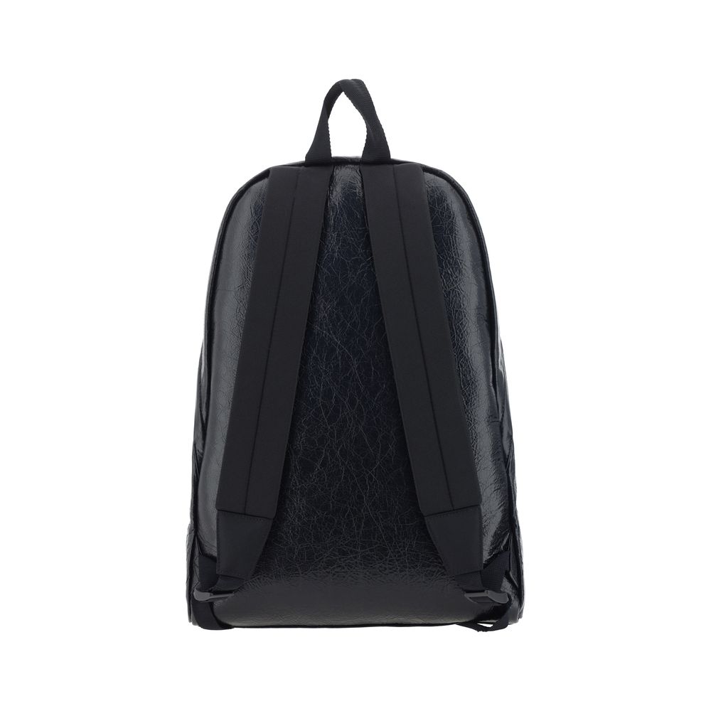 Balenciaga Schwarzer Rucksack aus Kalbsleder Bos Taurus-2