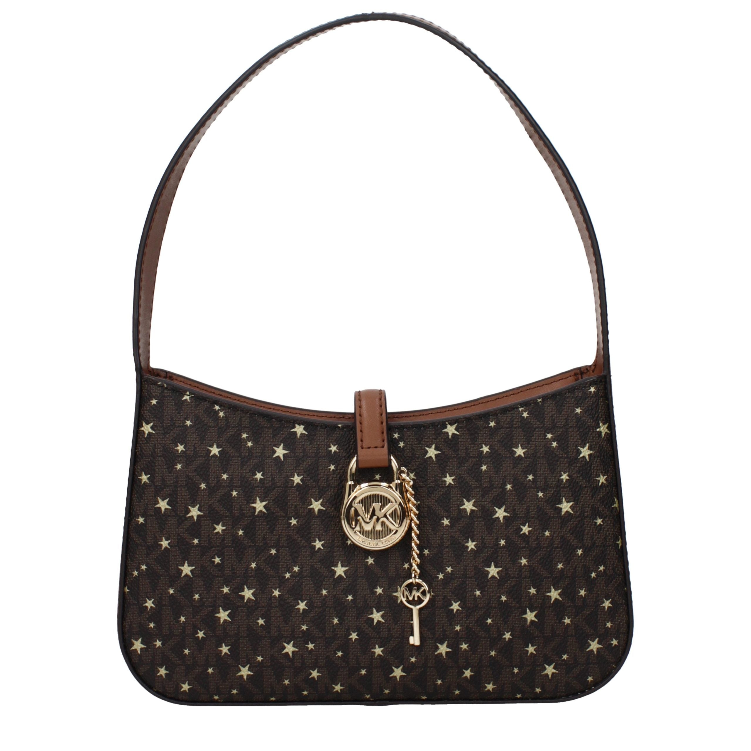 Michael Kors Braune Stoffhandtasche-1