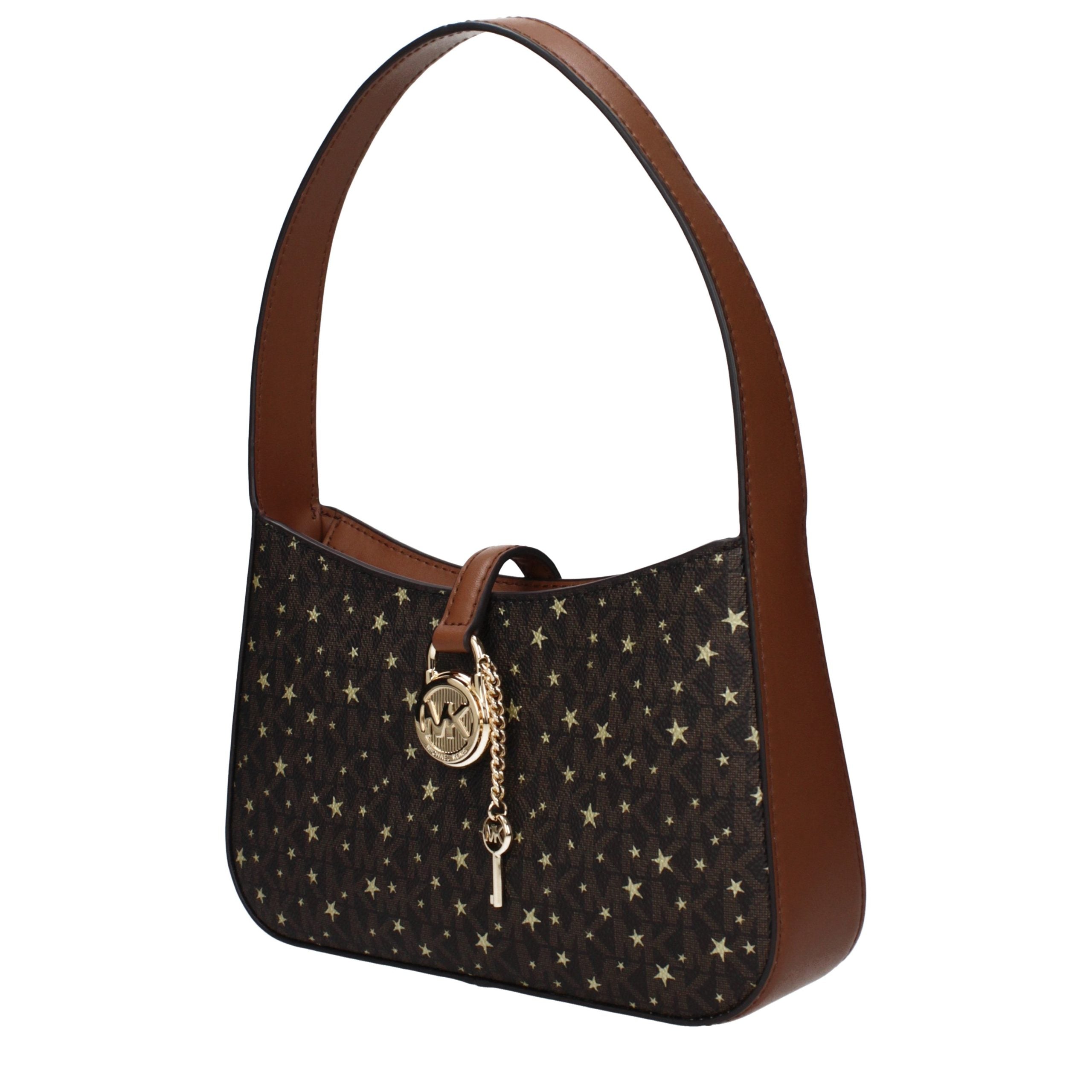 Michael Kors Braune Stoffhandtasche-2