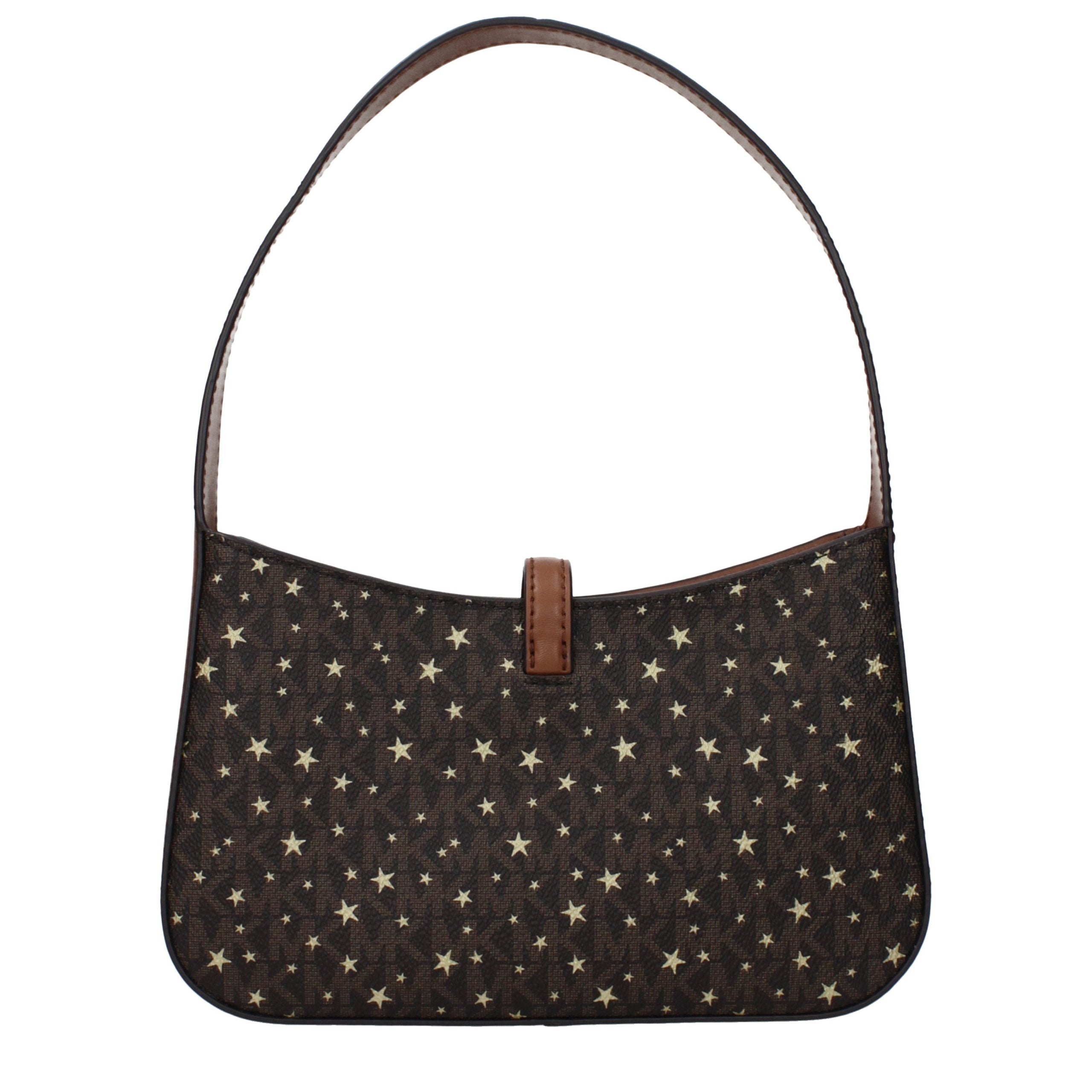 Michael Kors Braune Stoffhandtasche-3