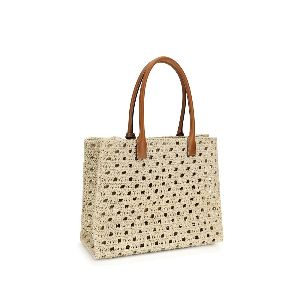 Versace Beige Cotton Handbag-3