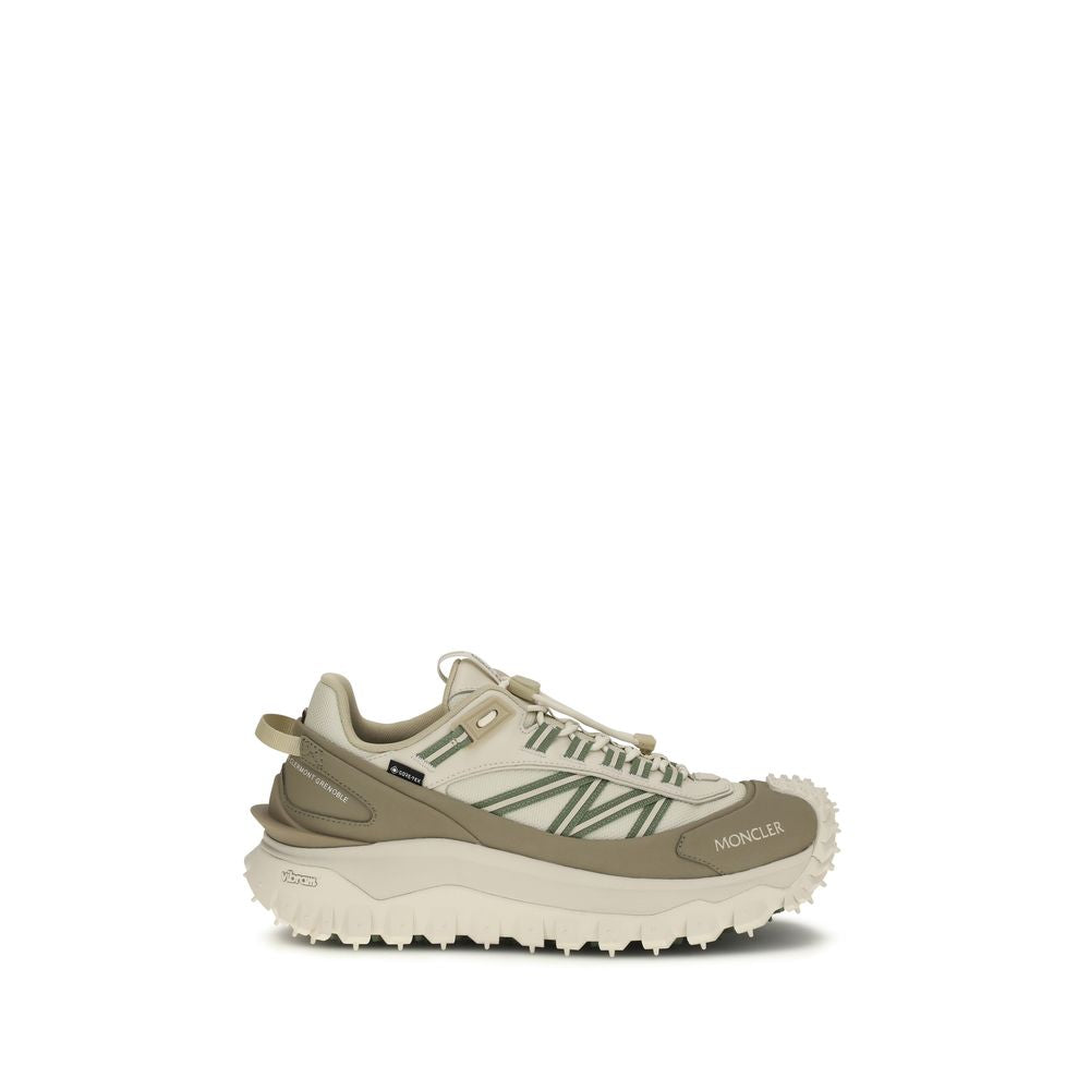 Moncler beige polyamide sneakers for sporting activities-1