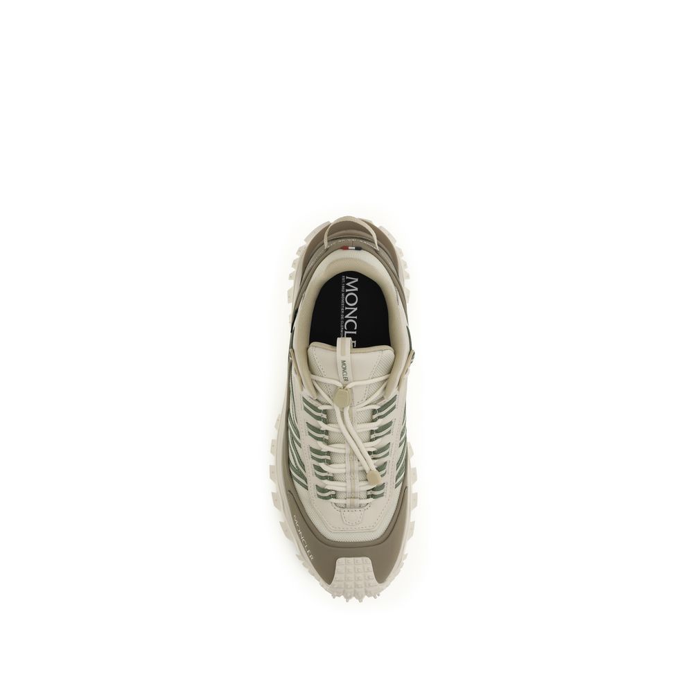 Moncler beige polyamide sneakers for sporting activities-4