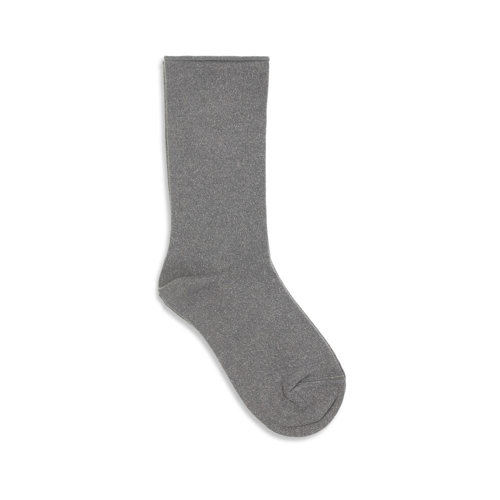 Brunello Cucinelli Graue Seidensocken-2