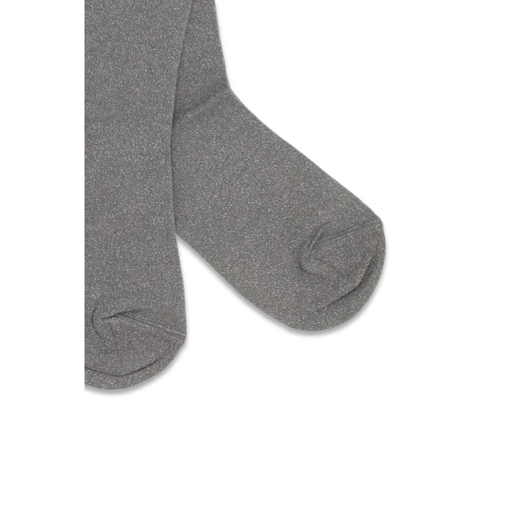Brunello Cucinelli Graue Seidensocken-3