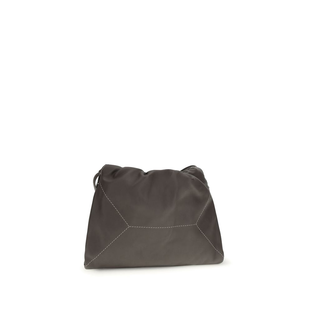 Brunello Cucinelli shoulder bag in brown calfskin leather Bos Taurus-3