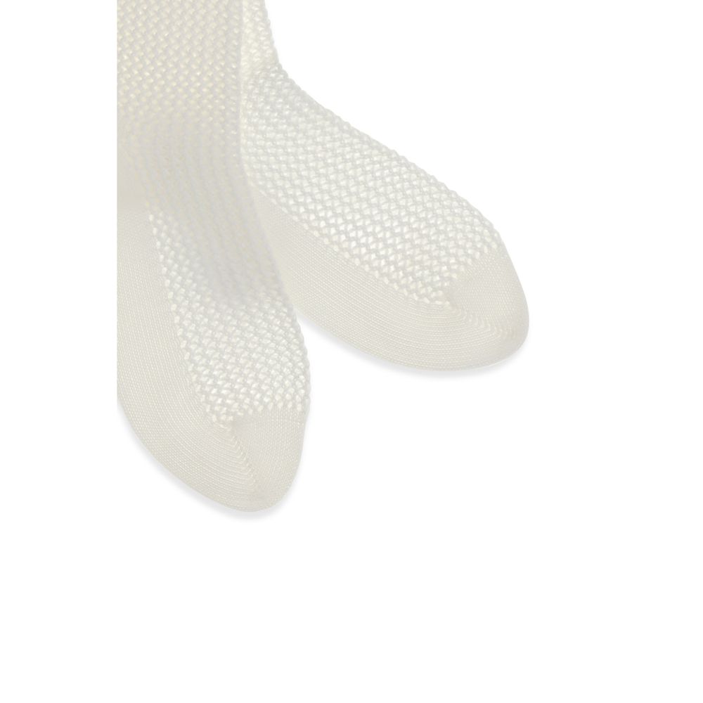 Brunello Cucinelli White Cotton Socks-3