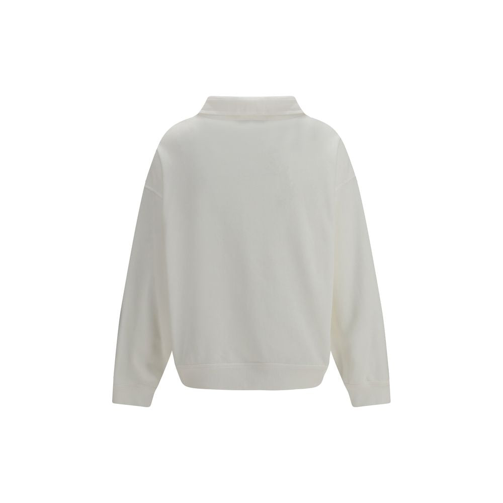 Brunello Cucinelli Weißes Baumwoll-Sweatshirt-2