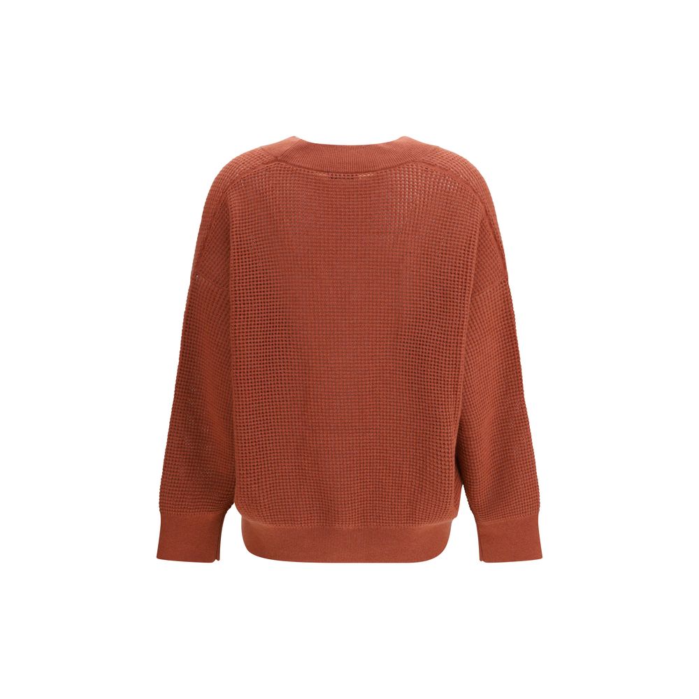 Brunello Cucinelli Orange Kaschmir Cardigan-2