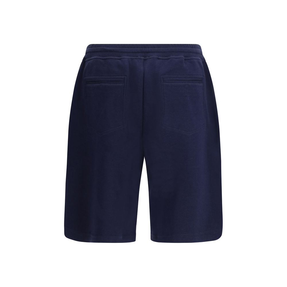 Brunello Cucinelli Blue cotton Bermuda shorts-2