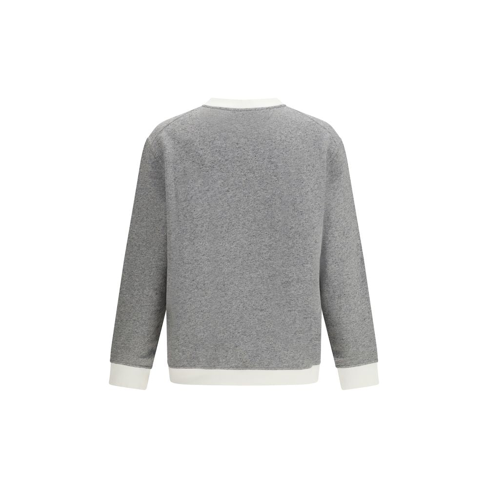 Brunello Cucinelli Gray cotton sweatshirt-2
