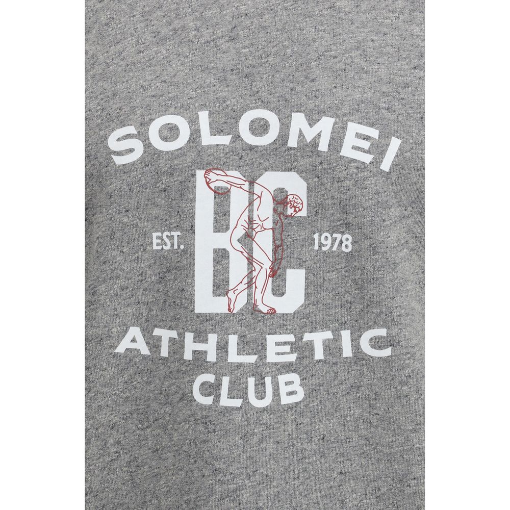 Brunello Cucinelli Gray cotton sweatshirt-3