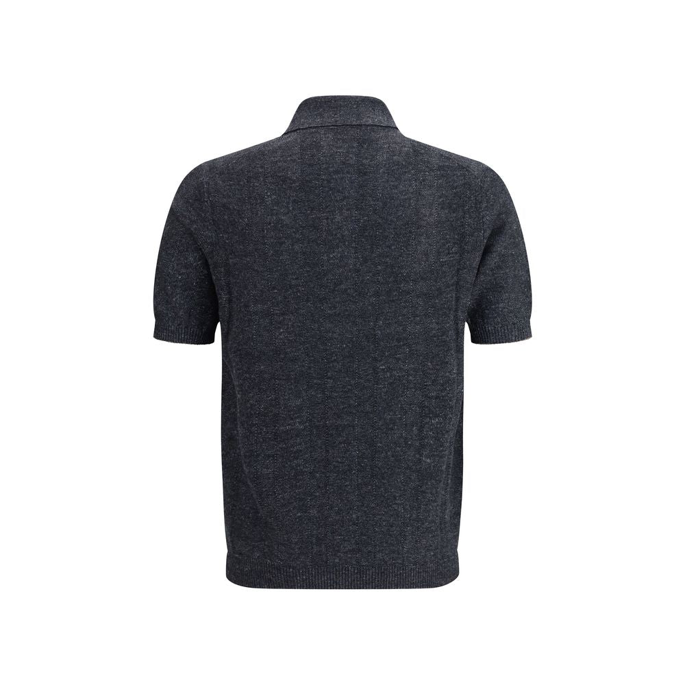 Brunello Cucinelli Gray cotton sweatshirt-2